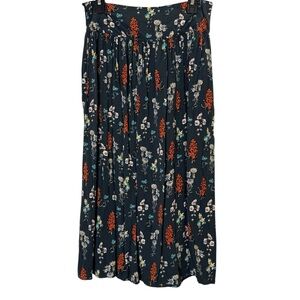 Natural Life Ditzy Floral Print Boho Hippie Western Full Skirt sz S
